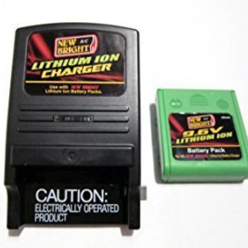 The Battery 9.6v, Lithium-ION Battery &  Charging Adapter for New Brigh RC Truck